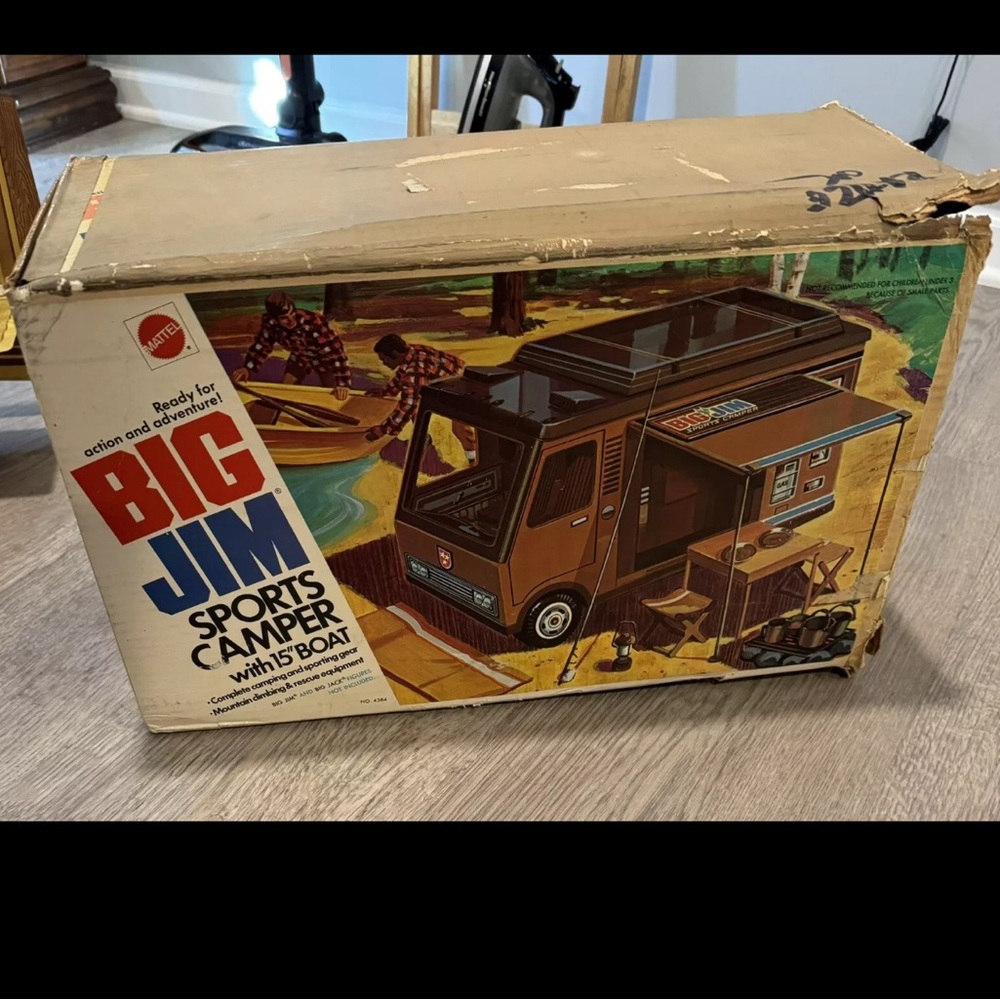 Vintage 1972 Mattel Big Jim Camper W/Accessories See Pics For What’s Included
